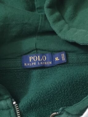 Polo by Ralph Lauren Green Zip-Up Hoodie